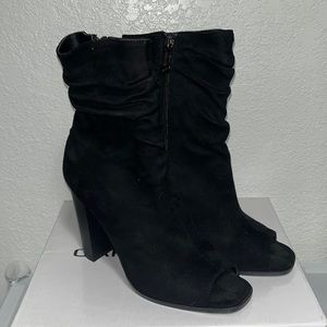 Peep Toe Booties 👢